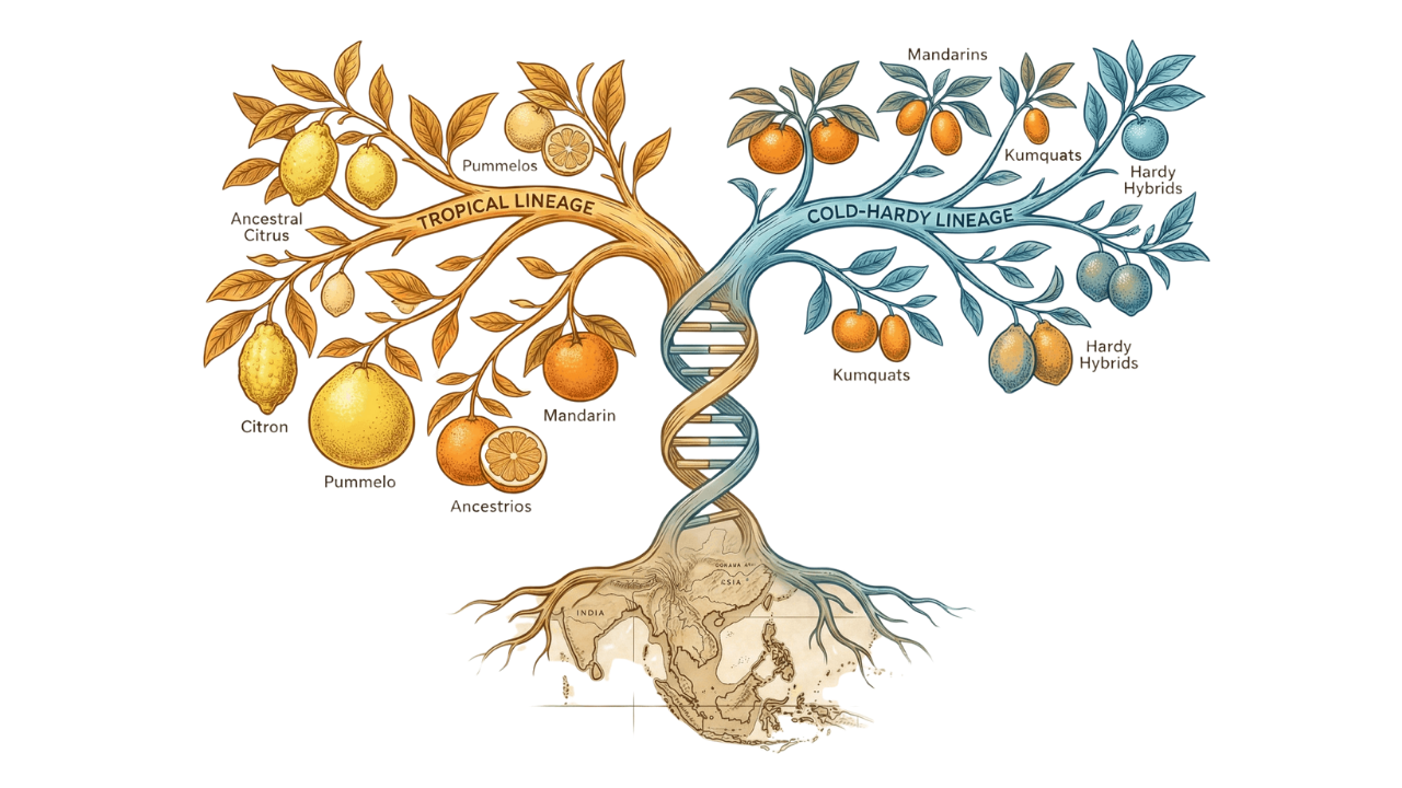 Divergence évolutive des agrumes
