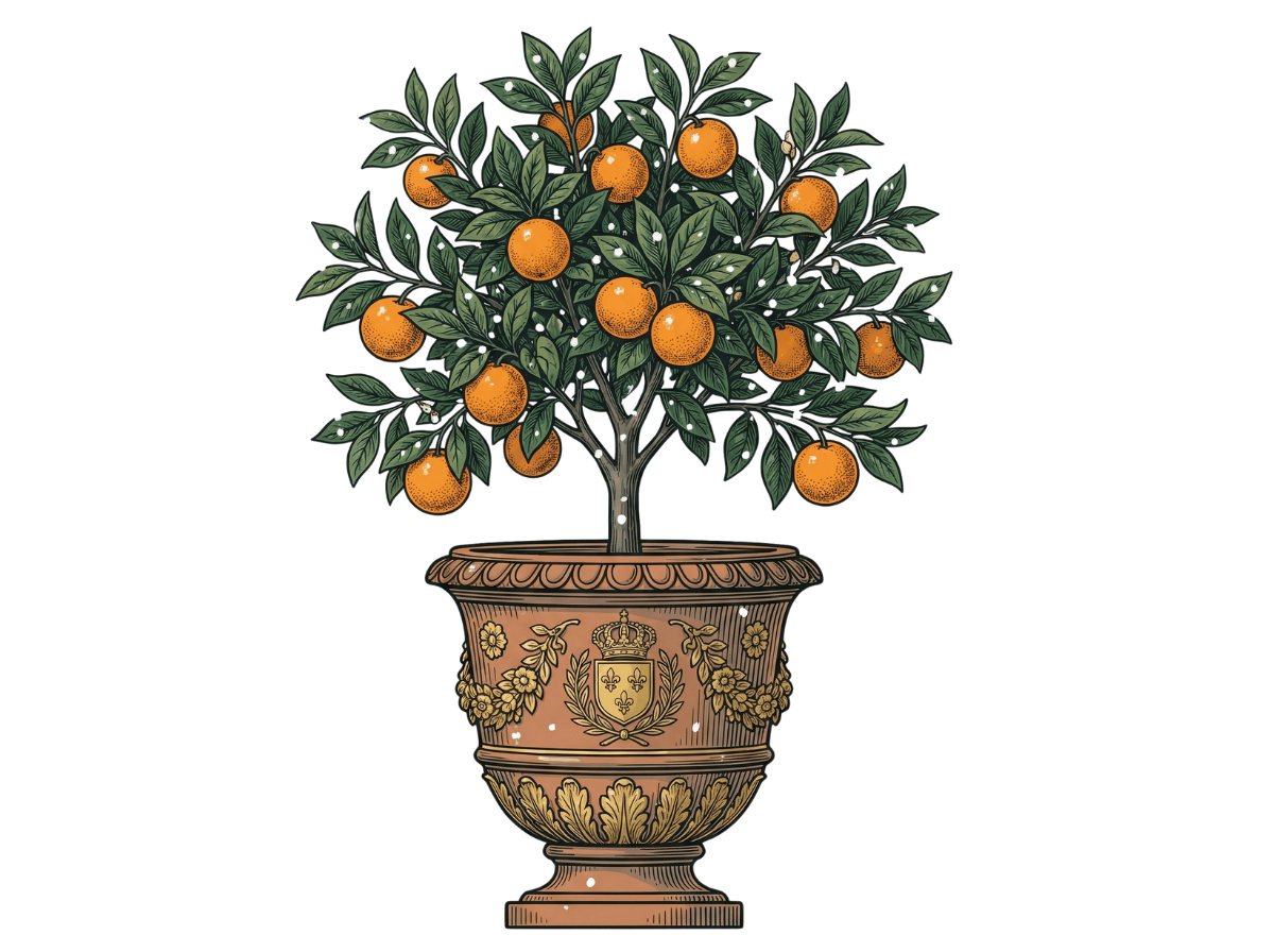 Oranger en pot style Versailles