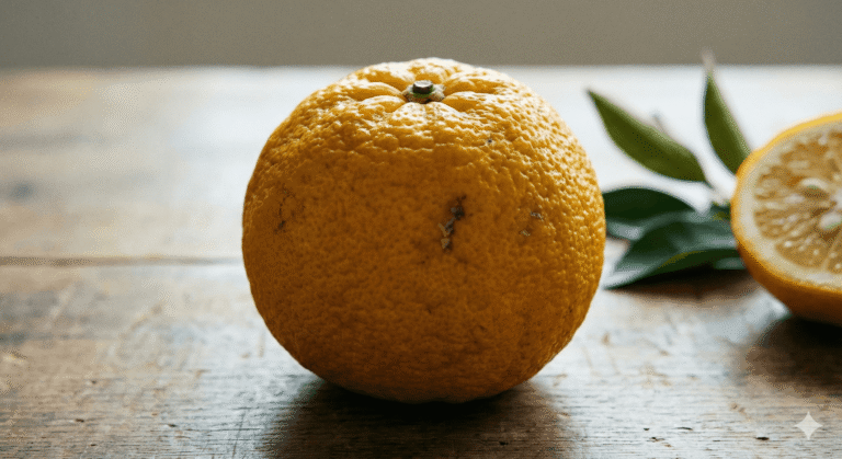 Citron Yuko sur une table